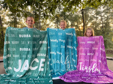 Load image into Gallery viewer, Customized fleece blankets