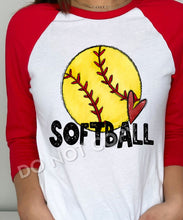 Load image into Gallery viewer, Baseball & Softball tee sale