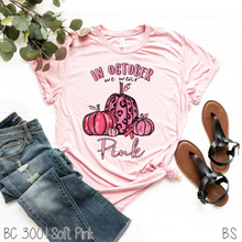 Load image into Gallery viewer, In October We Wear Pink (Ribbon Pumpkins)