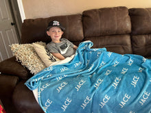 Load image into Gallery viewer, Customized fleece blankets