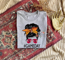 Load image into Gallery viewer, Messy Bun Game Day Tee (multiple teams)