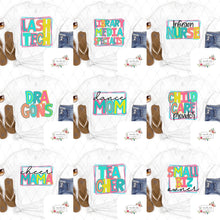 Load image into Gallery viewer, Moodle word art tee Pre-Order
