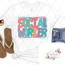 Load image into Gallery viewer, Moodle word art tee Pre-Order