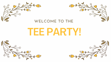 Load image into Gallery viewer, Amy’s tee party! 🎉