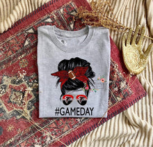 Load image into Gallery viewer, Messy Bun Game Day Tee (multiple teams)