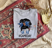 Load image into Gallery viewer, Messy Bun Game Day Tee (multiple teams)