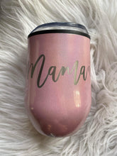 Load image into Gallery viewer, Iridescent Engraved Wine Tumblers (multiple designs)