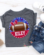 Load image into Gallery viewer, Customizable Football Tee