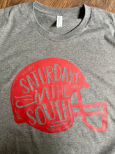 Load image into Gallery viewer, Saturdays in the south (color of helmet-Razorback red)