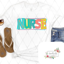 Load image into Gallery viewer, Moodle word art tee Pre-Order