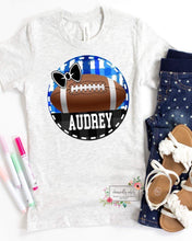 Load image into Gallery viewer, Customizable Football Tee