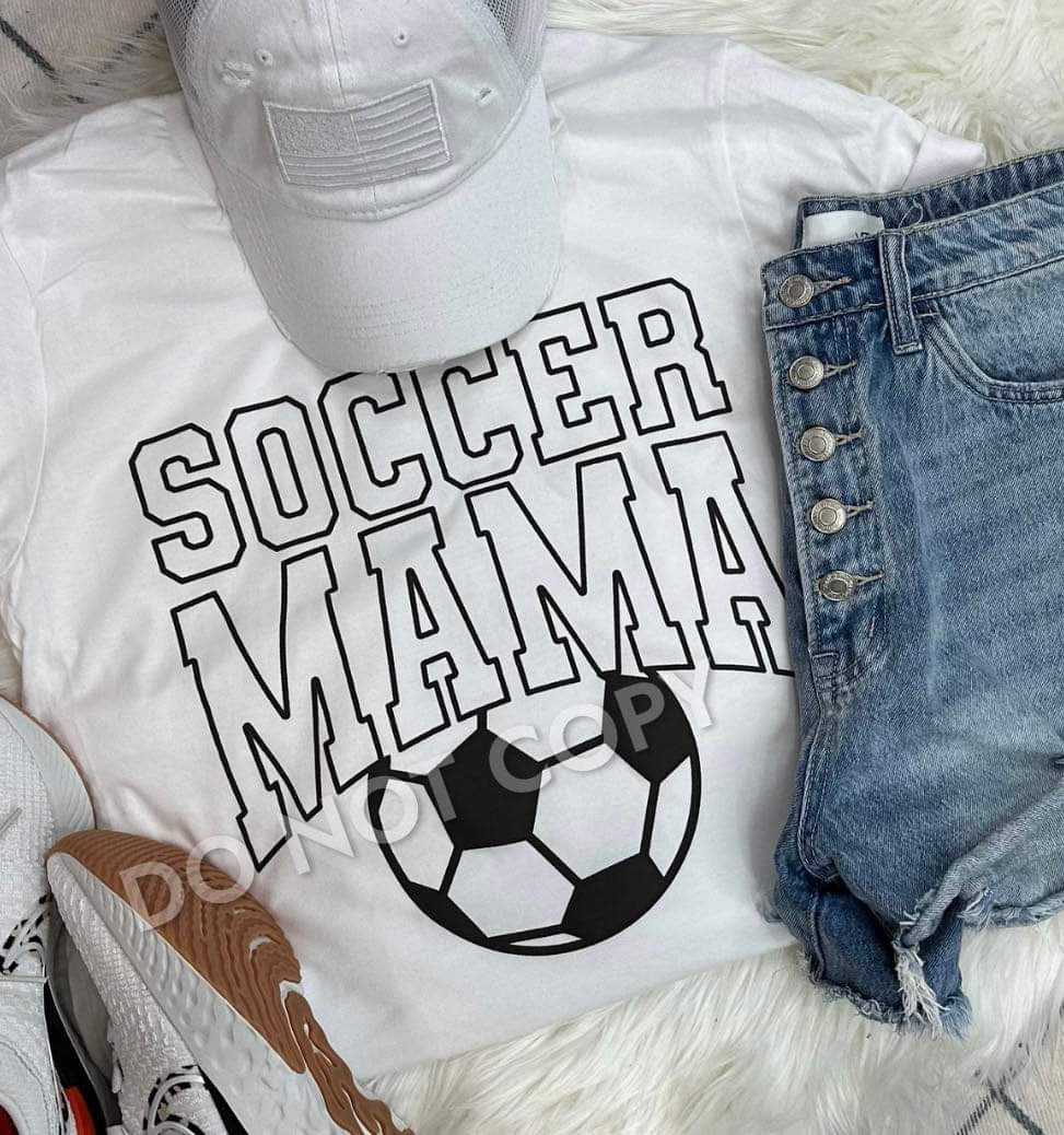 Soccer Mama (Block Letters)
