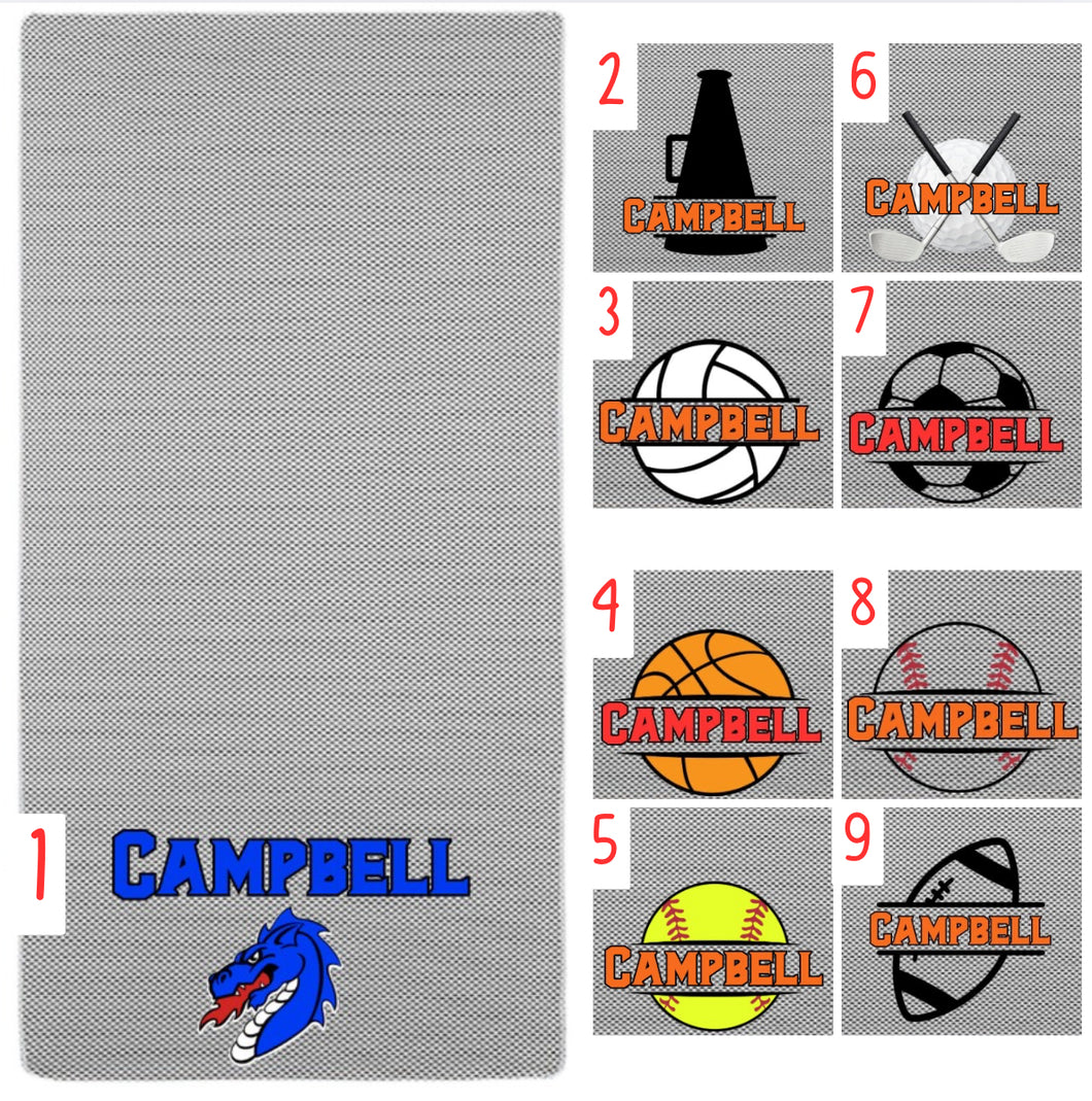 Custom cooling towels
