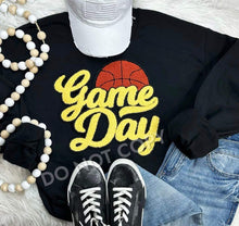 Load image into Gallery viewer, Basketball Game Day Patch Sweatshirt
