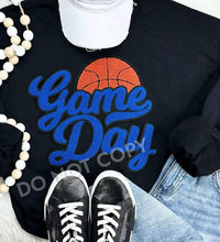 Load image into Gallery viewer, Basketball Game Day Patch Sweatshirt
