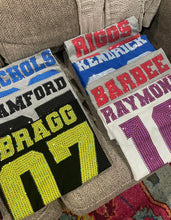 Load image into Gallery viewer, Custom front/back spangled tee
