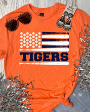 Load image into Gallery viewer, Custom bat baseball team tee (customize for your school)!
