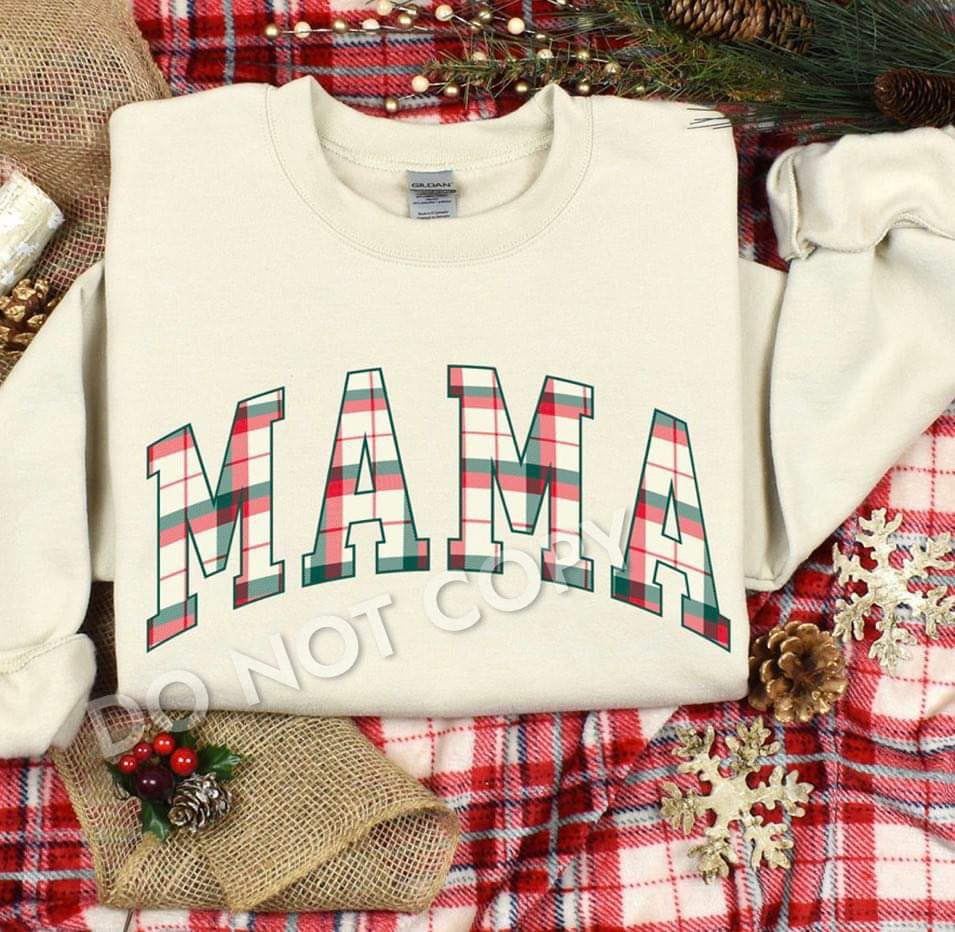 Mama (Christmas Plaid)