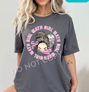 Girl math messy bun
