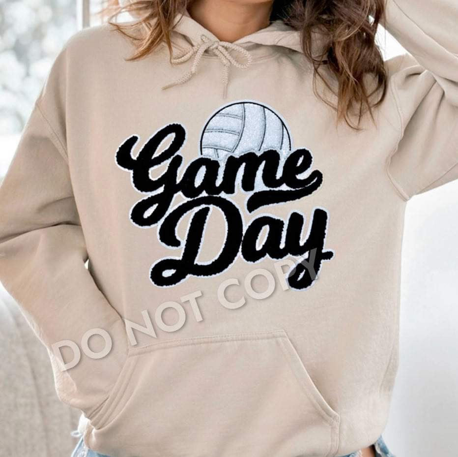 Chenille Game Day Patch (Volleyball)
