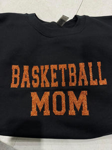 Custom glitter embroidery sweatshirt