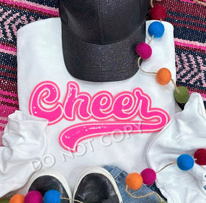 Cheer patch sweatshirt