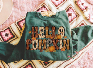 Hello Pumpkin (fall letters)
