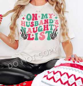 On My Husband’s Naughty List