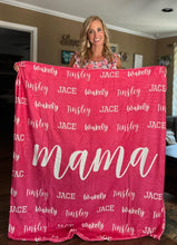 Load image into Gallery viewer, Customized fleece blankets
