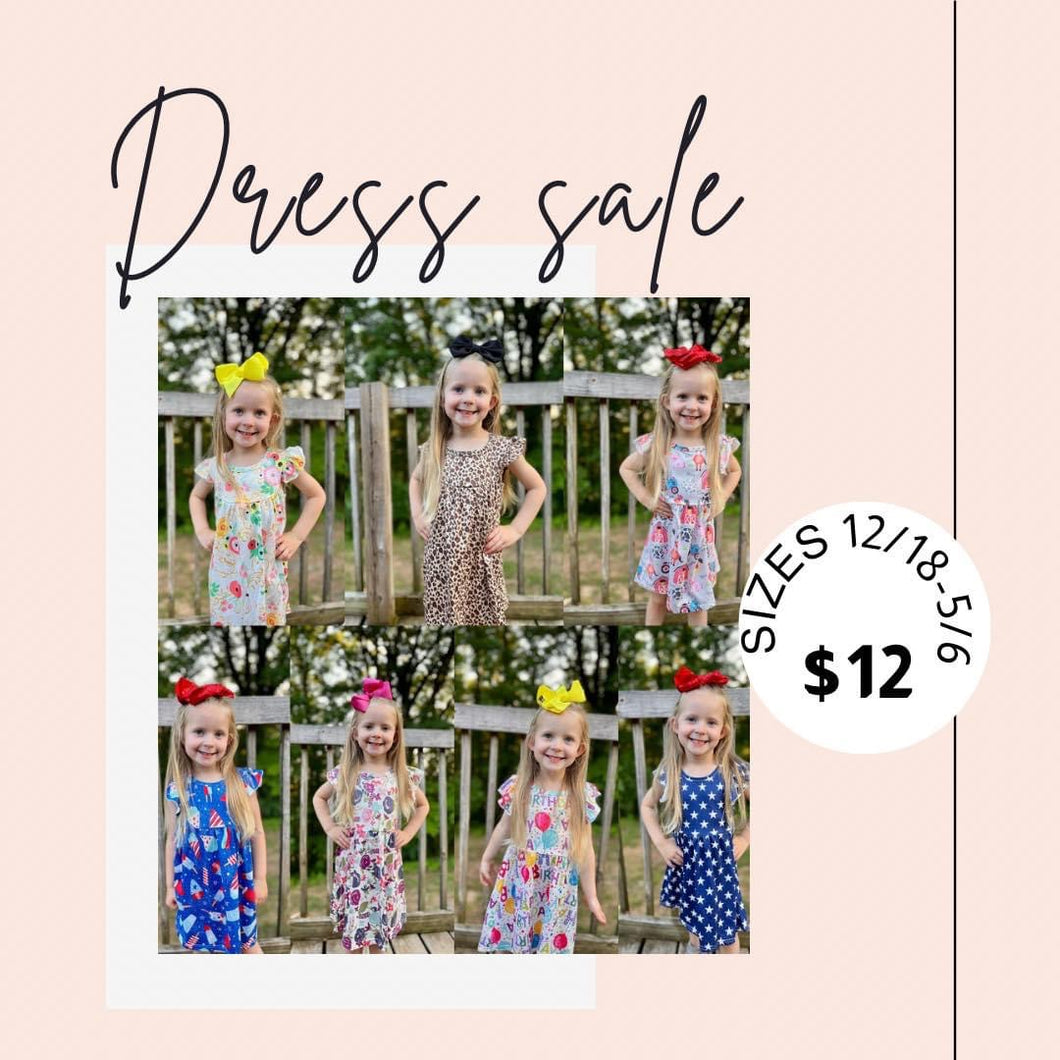 $12 Dress sale