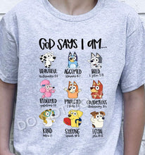 Load image into Gallery viewer, God Says I Am Kids Tee (multiple designs)
