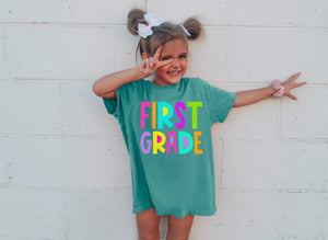 Customizable Multicolored Grade Tee