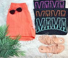 Load image into Gallery viewer, Mama Puff Letter Leopard Tee
