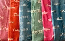 Load image into Gallery viewer, Customized fleece blankets
