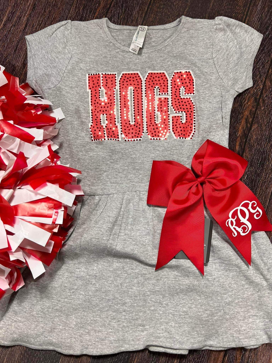 Spangled Hogs Dress (Bow sold separately)