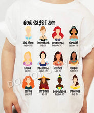 Load image into Gallery viewer, God Says I Am Kids Tee (multiple designs)
