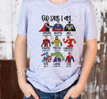 Load image into Gallery viewer, God Says I Am Kids Tee (multiple designs)
