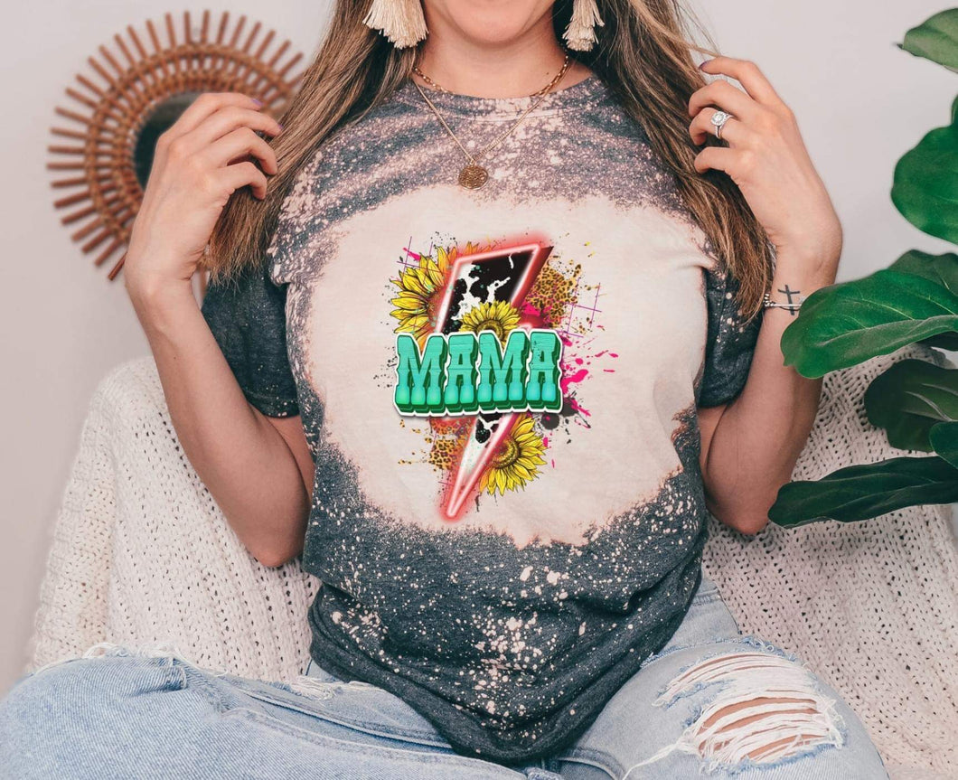 Mama Cow Lightning Bolt(bleached)