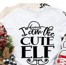 Load image into Gallery viewer, Christmas elf tee sale

