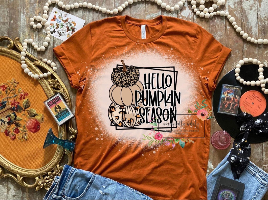Hello pumpkin season (bleached)