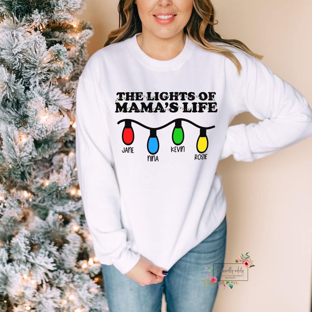 Custom Christmas Lights sweatshirt