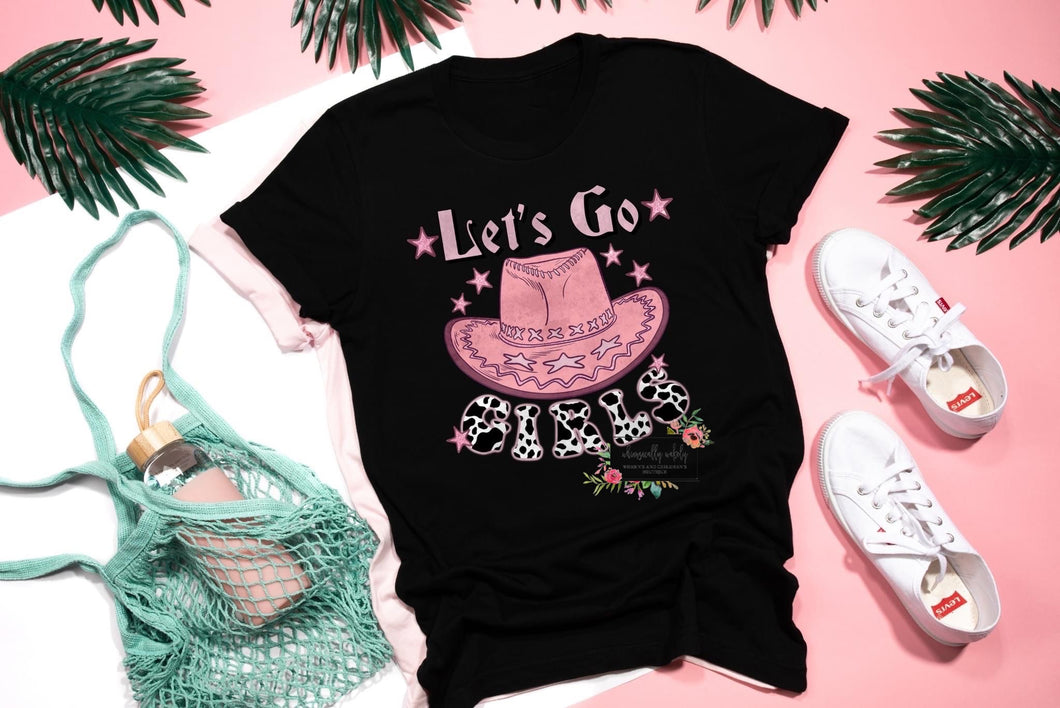 Let’s go girls (cow print)