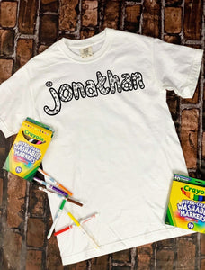 Coloring shirts