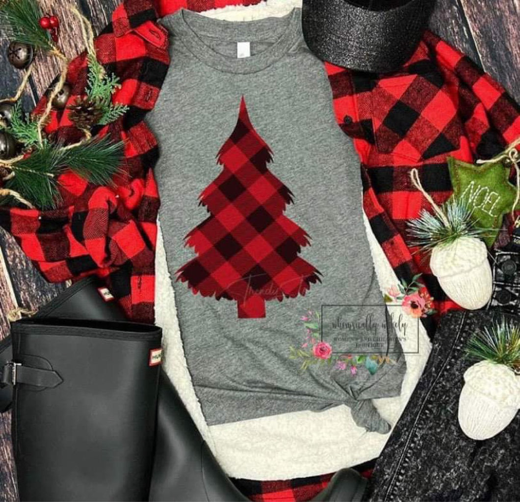 Buffalo Plaid Christmas Tree