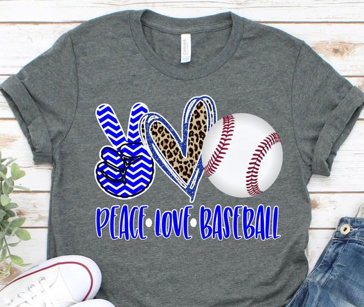 Peace,Love,Baseball (customize for your school)!
