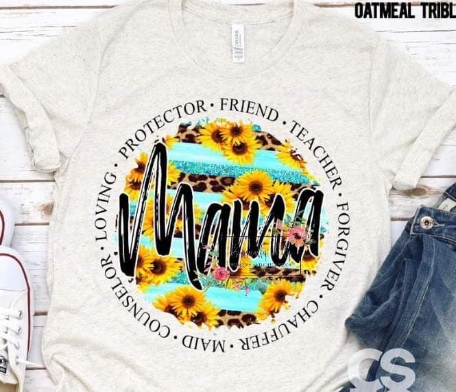 Mama (sunflower design)