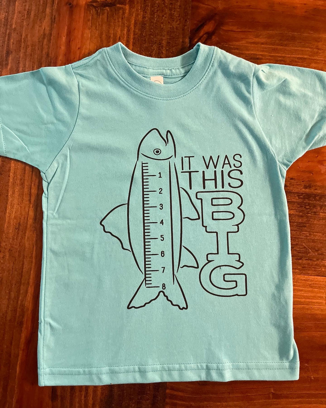 It was this big