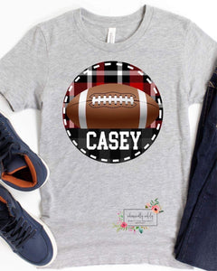 Customizable Football Tee