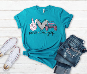 Peace love Jeep