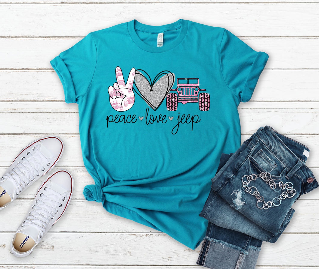 Peace love Jeep